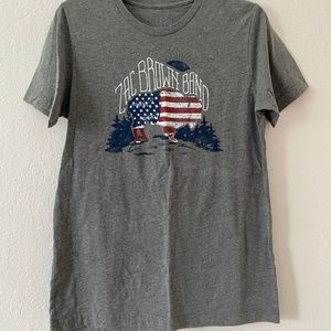 Zac Brown Band 2017 Tour Tee Size Medium